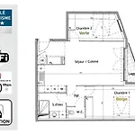Nouveau - Jungle Montpeul - Clim - Wifi Fibre - Netflix - 5' Du Centre Et Gare - Parking - Loggia - 15' Des Plages 아파트