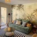 아파트 Nouveau - Jungle Montpeul - Clim - Wifi Fibre - Netflix - 5' Du Centre Et Gare - Parking - Loggia - 15' Des Plages
