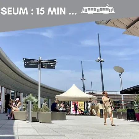 Nouveau - Jungle Montpeul - Clim - Wifi Fibre - Netflix - 5' Du Centre Et Gare - Parking - Loggia - 15' Des Plages 몽펠리에